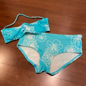 Victoria’s Secret Turquoise Floral Bikini